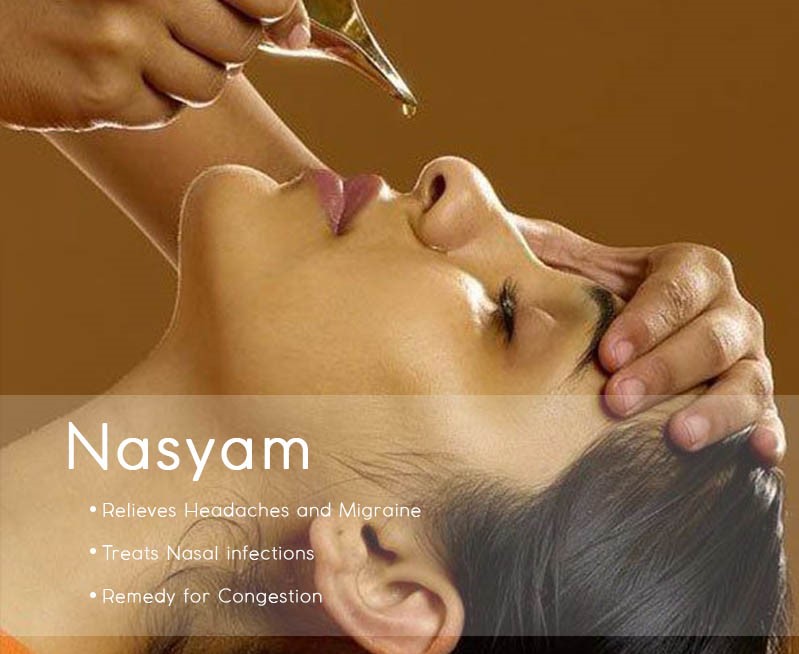 Benefits of Nasyam Ayurvedic treatment